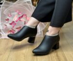 کفش مجلسی کایا رویه چرم حوله ای پاشنه 6 سانت - تصویر 2
