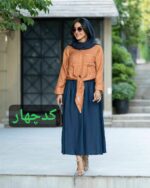 شومیز دامن مدل ساغر فری سایز ۳۸تا۴۸ - تصویر 5